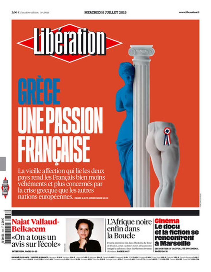 Liberation: Ελλάδα, ένα πάθος… γαλλικό