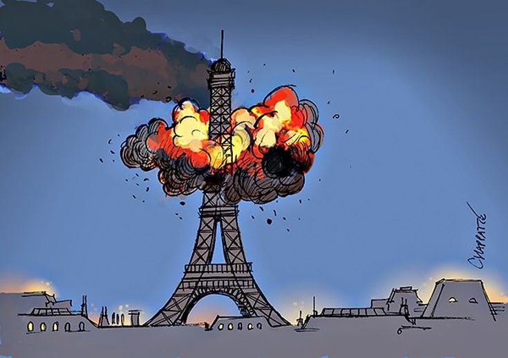 Η φονική επίθεση στο Παρίσι με την πένα των σκιτσογράφων