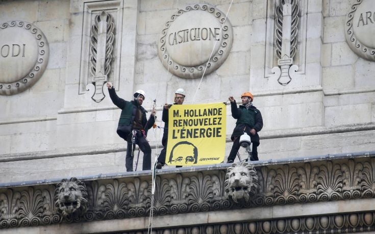 Συλλήψεις ακτιβιστών της Greenpeace στο Παρίσι