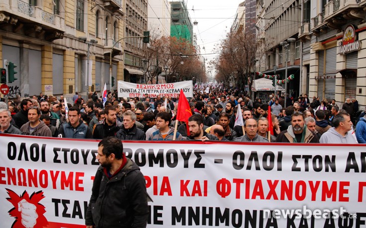 Στην Πατησίων οι οικοδόμοι