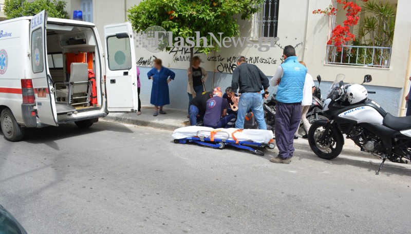 Τροχαίο ατύχημα στο κέντρο των Χανίων