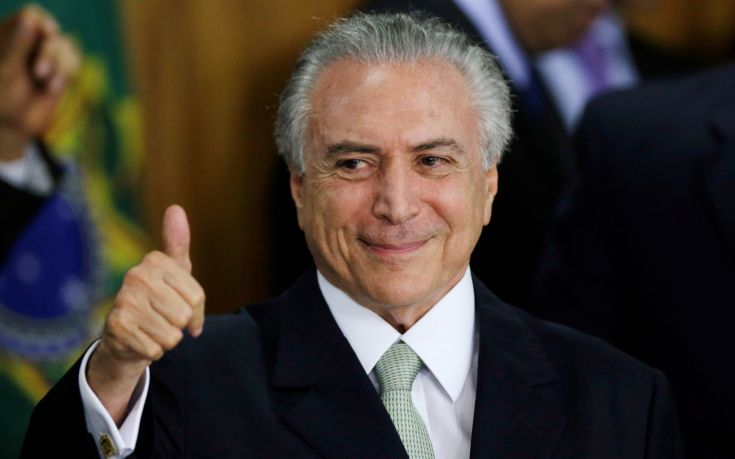 Υπέρ του «καθαρισμού» του δημοσίου ο υπηρεσιακός πρόεδρος της Βραζιλίας