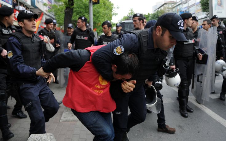 Επεισόδια στην Κωνσταντινούπολη στην πορεία της Εργατικής Πρωτομαγιάς
