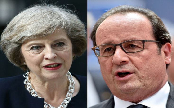Η Βρετανία θα σταθεί στο πλευρό της Γαλλίας, δηλώνει η πρωθυπουργός Τερέζα Μέι