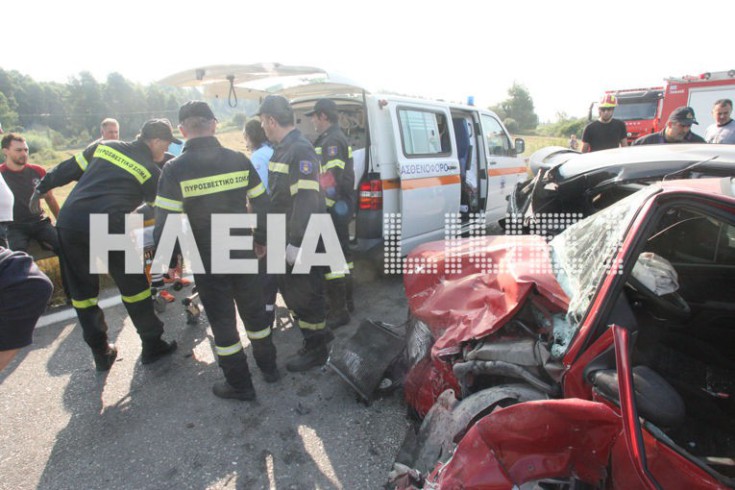 Καραμπόλα με τρία οχήματα στην εθνική οδό έξω από τον Πύργο