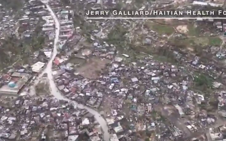 Η καταστροφή που άφησε πίσω του ο τυφώνας στην Αϊτή