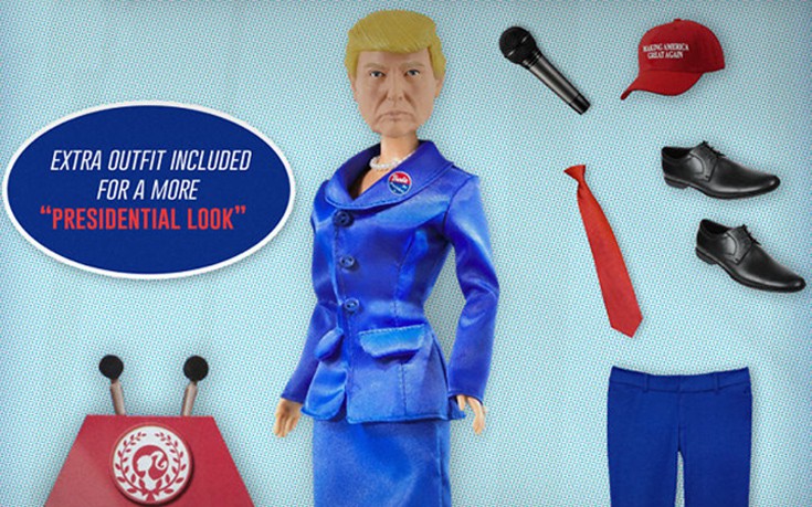 Η κούκλα Trumpette εμπνευσμένη από τα σεξιστικά σχόλια του Τραμπ