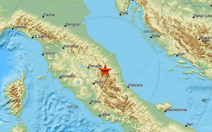 Νέος σεισμός 4,7 Ρίχτερ στην Ιταλία