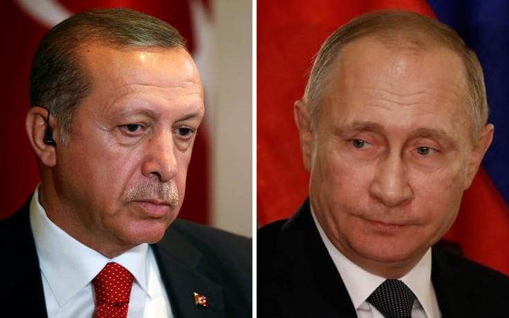 Ο Ερντογάν προσκαλεί τον Πούτιν στην Κωνσταντινούπολη