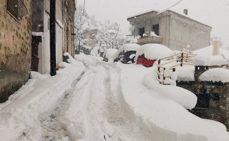 Νέα χιονοθύελλα πλήττει την Αλόννησο