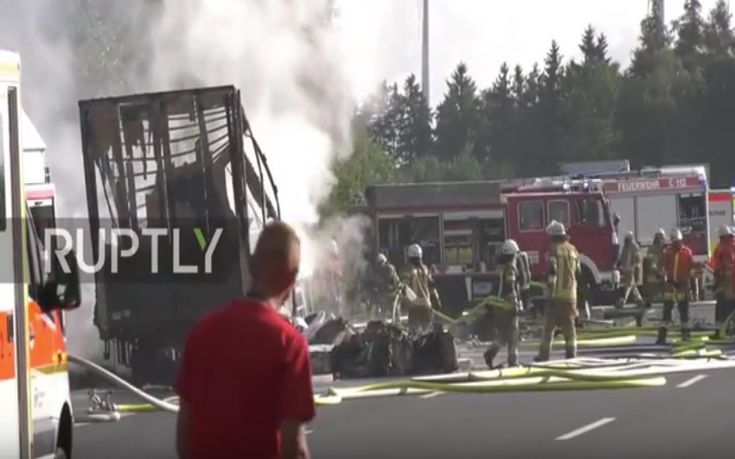 Νεκροί θεωρούνται οι 18 αγνοούμενοι του τροχαίου στη Γερμανία