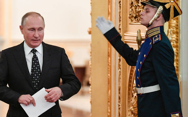 Ο Πούτιν κατέθεσε την υποψηφιότητά του για τις προεδρικές εκλογές του 2018
