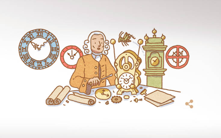 Τζον Χάρισον: Η Google τιμάει με Doodle τον αυτοδίδακτο ωρολογοποιό και ξυλουργό
