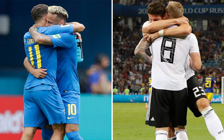 Γερμανία και Βραζιλία για πρόκριση στους «16» του Παγκοσμίου Κυπέλλου