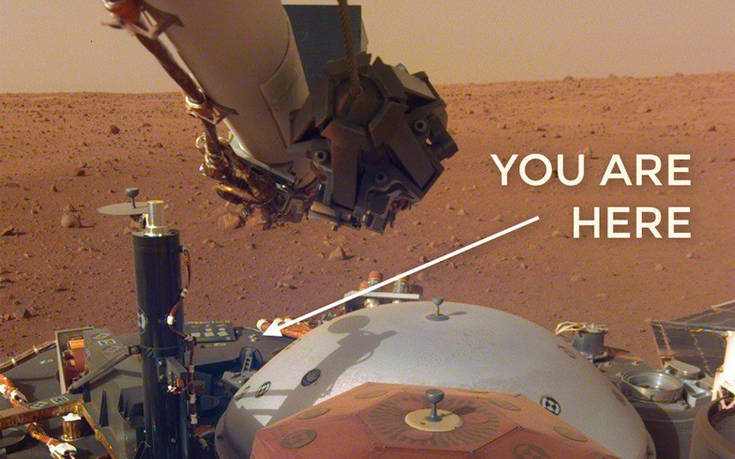 Οι νέες φωτογραφίες του InSight από τον Άρη
