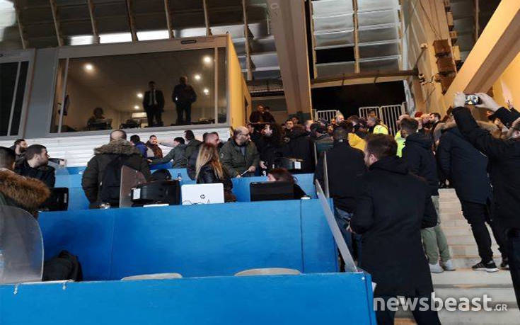 Ένταση στο μπουθ με τους παράγοντες του ΠΑΟΚ στο ΟΑΚΑ