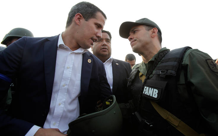 Βενεζουέλα: Νέες εκκλήσεις Γκουαϊδό προς τον στρατό, ο Μαδούρο καλεί σε «ετοιμότητα»