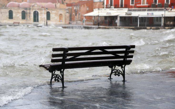 Καθιζήσεις από τις βροχές στην Κρήτη