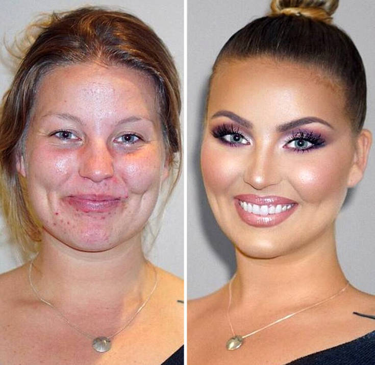 Το εντυπωσιακό πριν και μετά του μακιγιάζ