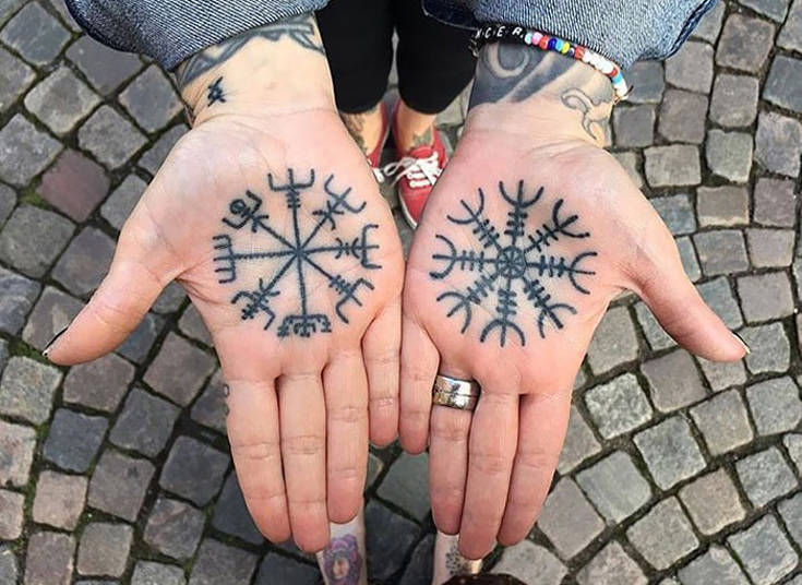 Εντυπωσιακά τατουάζ για τις παλάμες