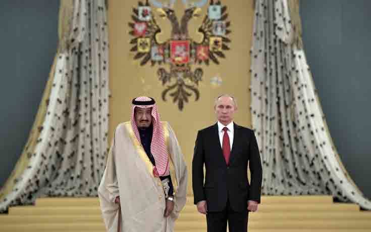 Για το πετρέλαιο θα συζητήσουν ο Πούτιν και ο βασιλιάς της Σαουδικής Αραβίας