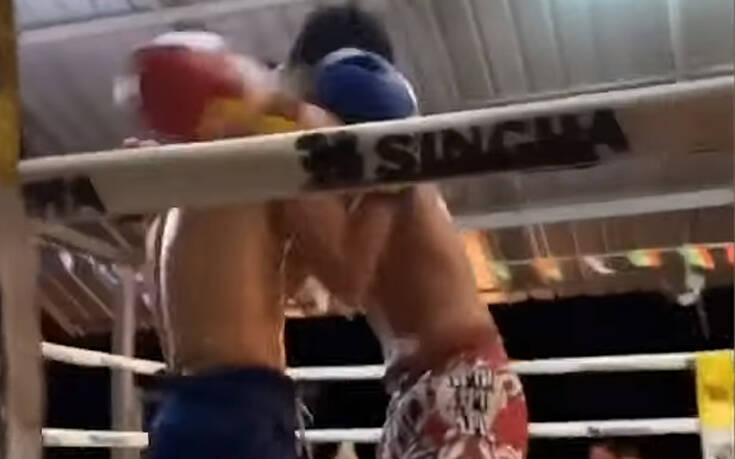 Σπάνιο διπλό νοκ άουτ σε Muay Thai