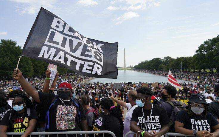 Μεγαλειώδης διαδήλωση στην Ουάσιγκτον κατά του ρατσισμού