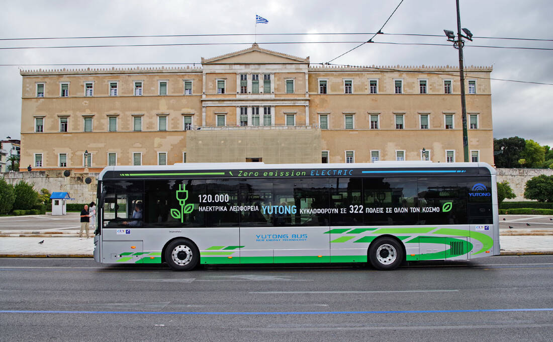 Το ηλεκτρικό λεωφορείο της Yutong ήρθε στην Ελλάδα