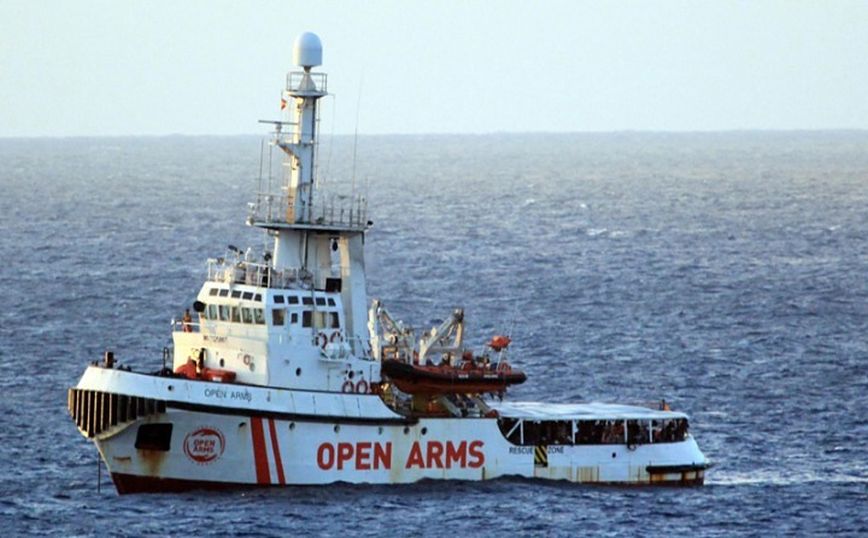Το πλοίο Open Arms μετέφερε 200 διασωθέντες στη Μεσόγειο στη Σικελία