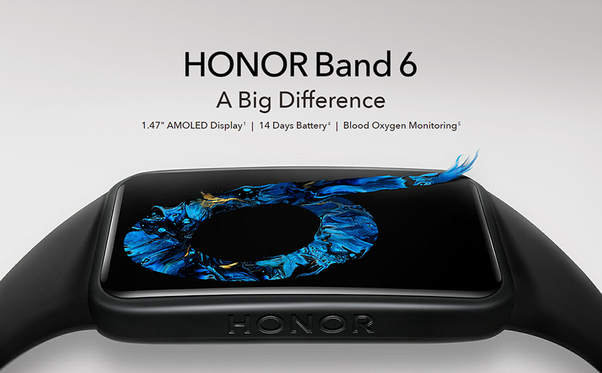 Το HONOR Band 6 με την μεγαλύτερη οθόνη στα fitness bands έφτασε στην Ελλάδα