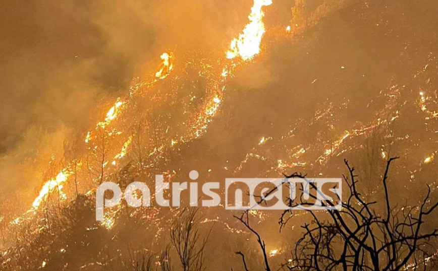 Ηλεία: Στις φλόγες η Κορυφή &#8211; Τουλάχιστον 2 οι εστίες