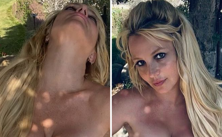 Οι καυτές topless πόζες της Μπρίτνεϊ Σπίαρς έβαλαν φωτιά στο Instagram