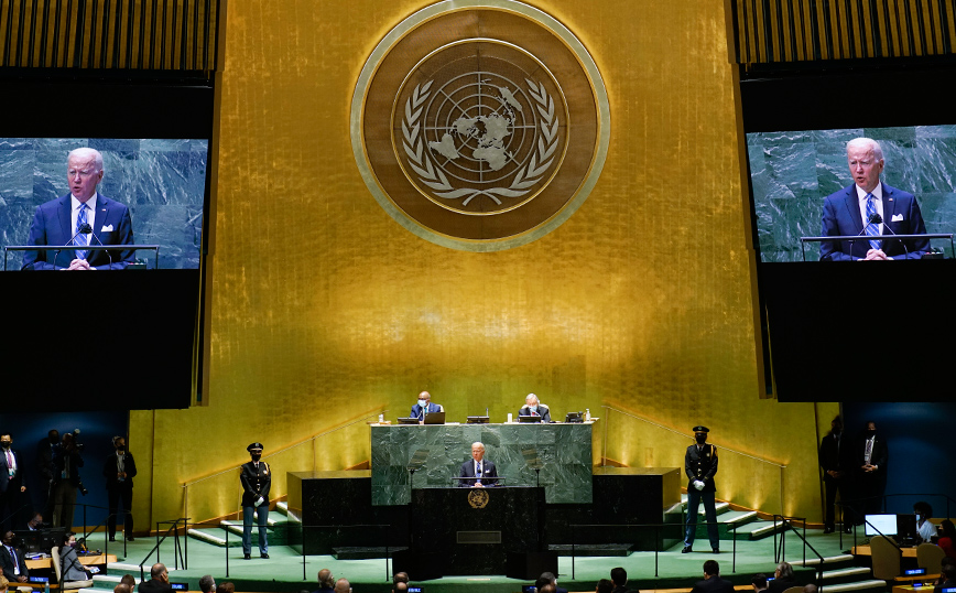 Μπάιντεν στον ΟΗΕ: Δεν επιδιώκουμε έναν νέο Ψυχρό Πόλεμο &#8211; Ξεκινάει μια νέα «εποχή αδιάκοπης διπλωματίας»