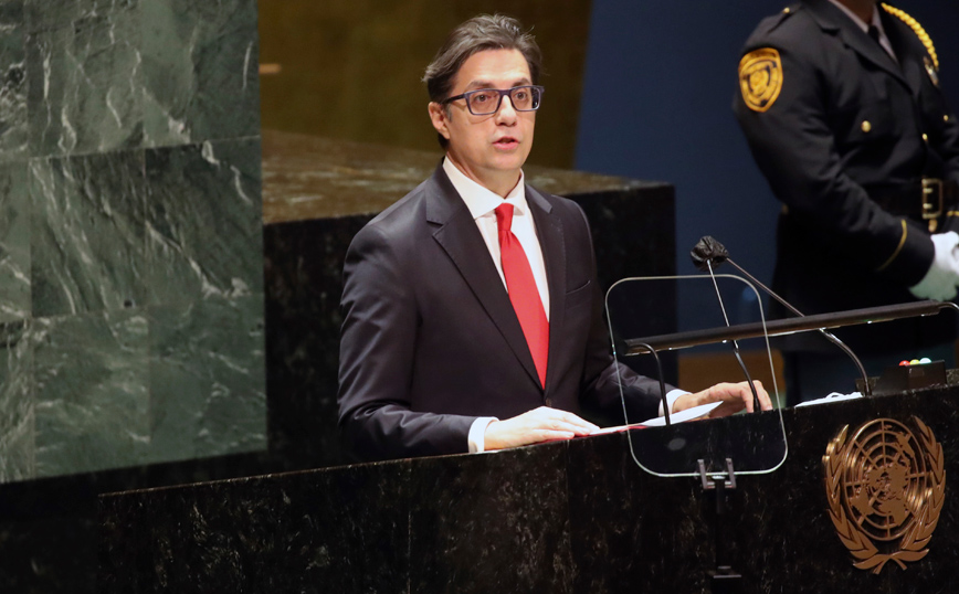 O Πρόεδρος της Δημοκρατίας της Βόρειας Μακεδονίας Στέβο Πενταρόφσκι O Πρόεδρος της Δημοκρατίας της Βόρειας Μακεδονίας Στέβο Πενταρόφσκι