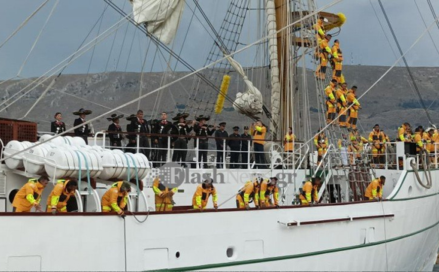 Ξανά στη Σούδα το εντυπωσιακό μεξικάνικο ιστιοφόρο ARM CUAUHTEMOC Ξανά στη Σούδα το εντυπωσιακό μεξικάνικο ιστιοφόρο ARM CUAUHTEMOC