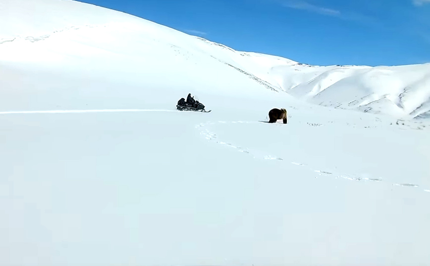 Όταν κάνεις snowmobile στη Ρωσία, πρέπει να περιμένεις και ανάλογες εκπλήξεις