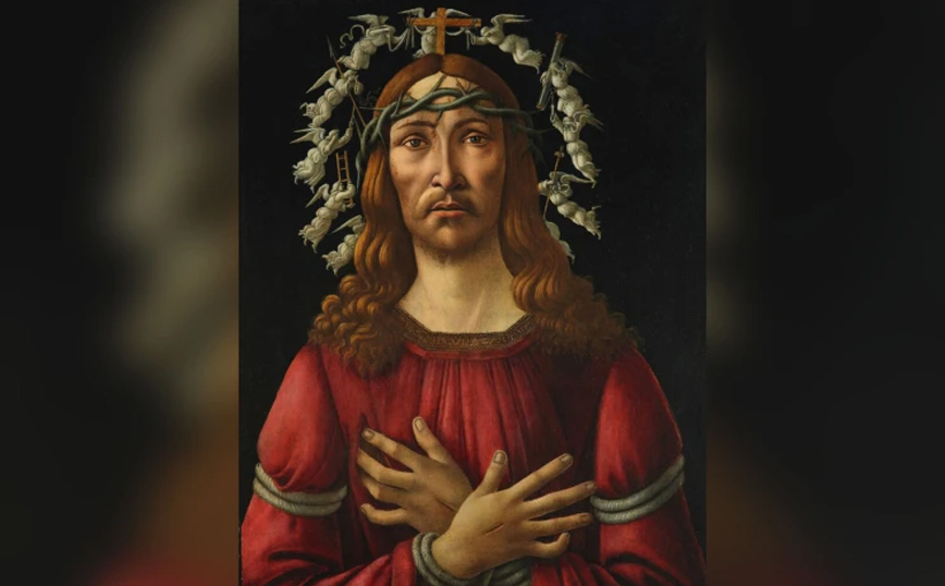 Ένα κρυμμένο έργο ανακαλύφθηκε μέσα στον πασίγνωστο πίνακα του Μποτιτσέλι «Man of Sorrows»
