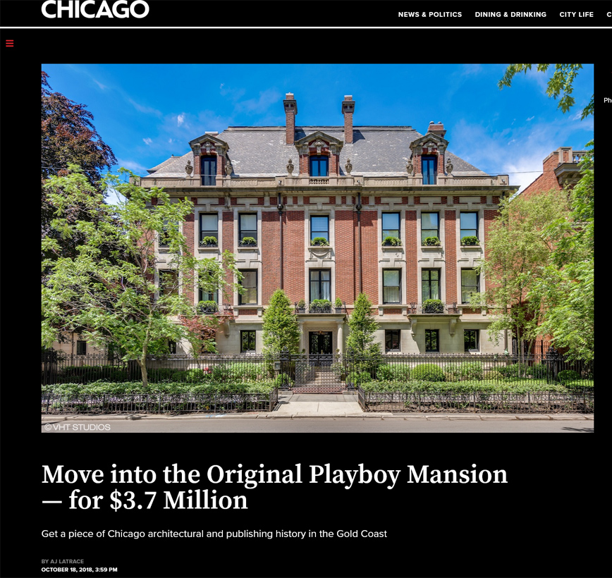 Η πρώτη έπαυλη του Χέφνερ στο Σικάγο Η πρώτη έπαυλη του Χέφνερ στο Σικάγο