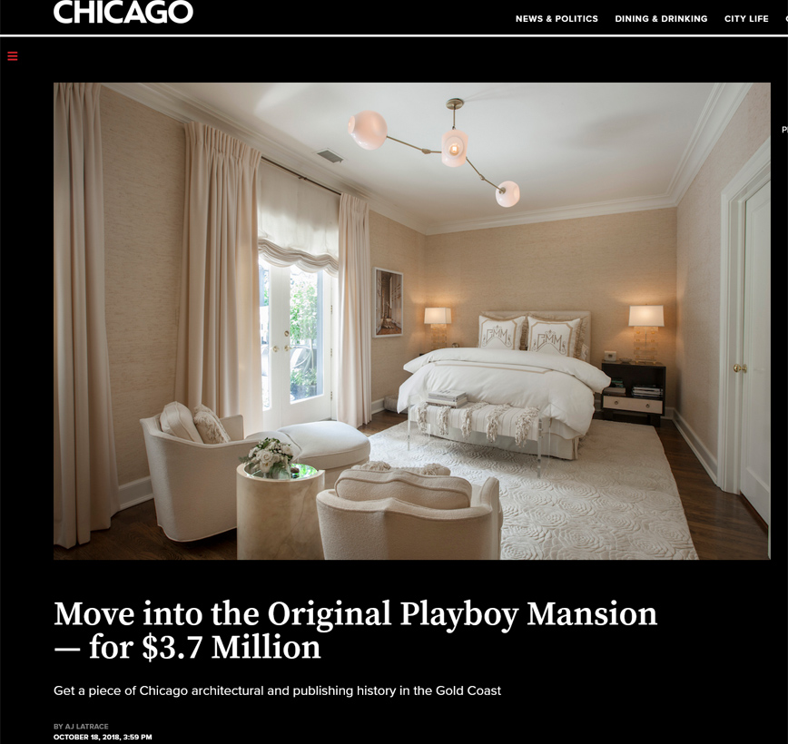 Η πρώτη έπαυλη του Χέφνερ στο Σικάγο Η πρώτη έπαυλη του Χέφνερ στο Σικάγο