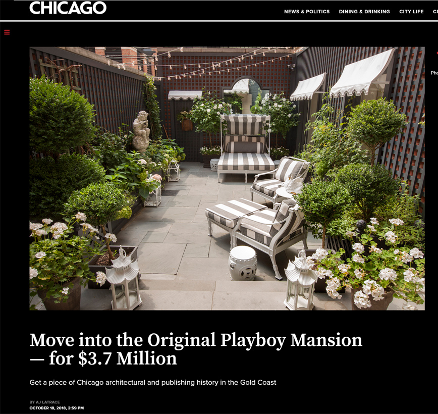 Η πρώτη έπαυλη του Χέφνερ στο Σικάγο Η πρώτη έπαυλη του Χέφνερ στο Σικάγο