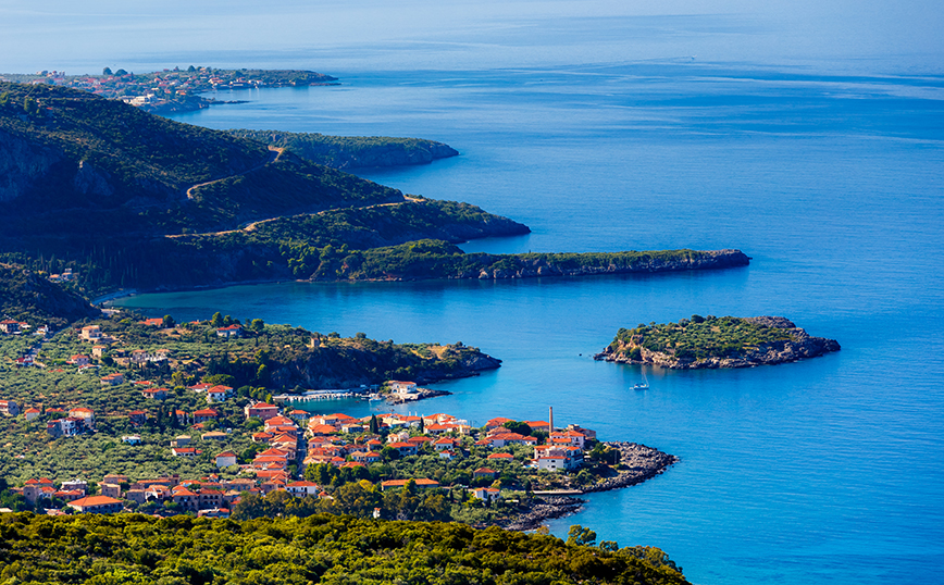 Η Καρδαμύλη από ψηλά Η Καρδαμύλη από ψηλά