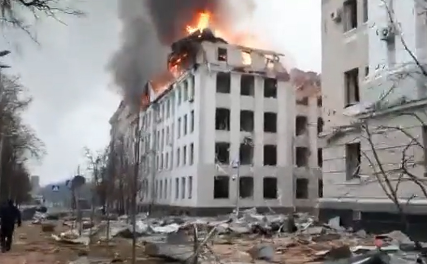 Πόλεμος στην Ουκρανία: Βομβάρδισαν πανεπιστήμιο στο Χάρκοβο
