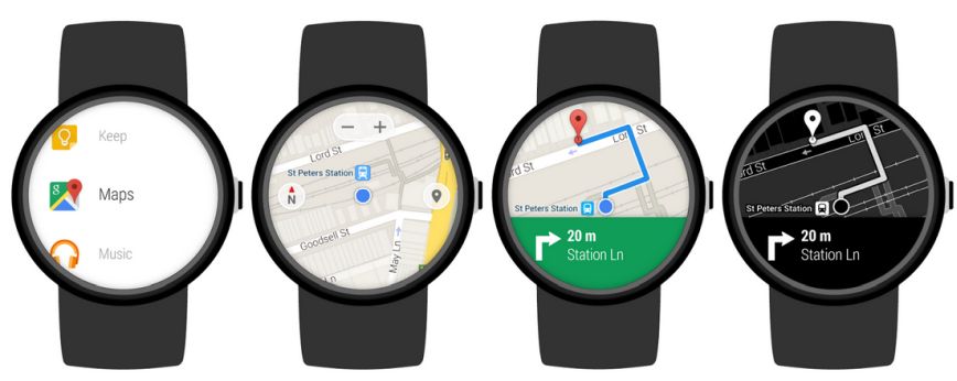 Google Maps wear OS Google Maps wear OS