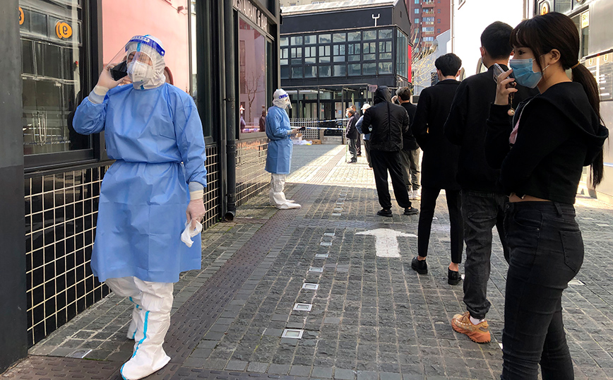 Lockdown στη Σανγκάη Lockdown στη Σανγκάη