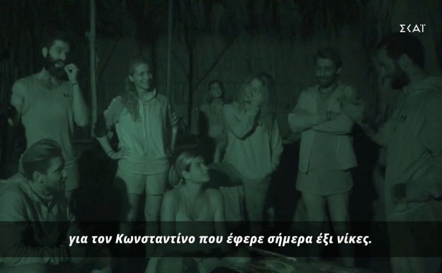 Survivor: Μετά την γκρίνια, αποθέωσαν τον Κωνσταντίνο Εμμανουήλ οι συμπαίκτες του