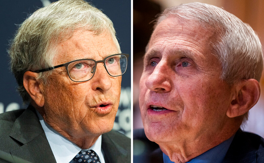 Μπιλ Γκέιτς και Άντονι Φαουτσι Μπιλ Γκέιτς και Άντονι Φαουτσι