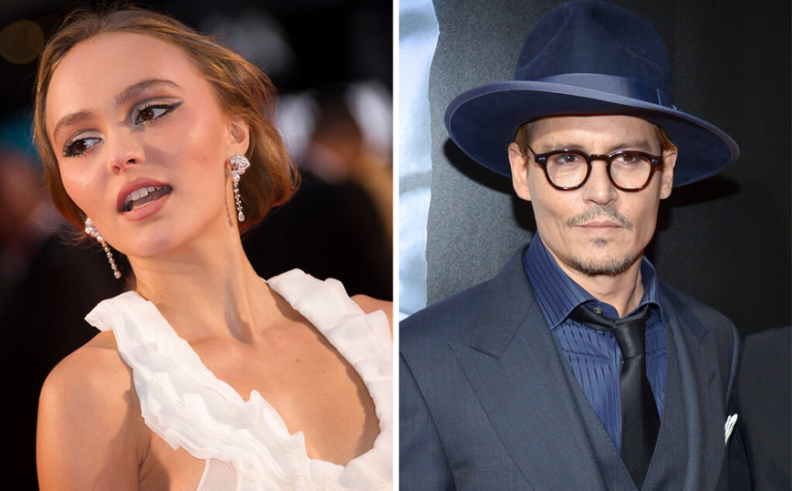 Ο Τζόνι Ντεπ και η Λίλι Ρόουζ Ντεπ Ο Τζόνι Ντεπ και η Λίλι Ρόουζ Ντεπ