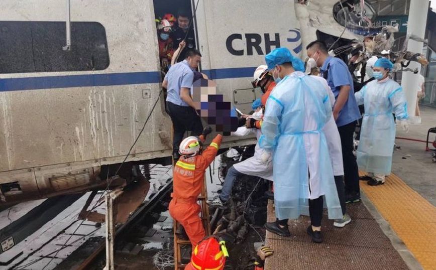 Κίνα: Εκτροχιάστηκε τρένο υψηλής ταχύτητας &#8211; Νεκρός ο οδηγός