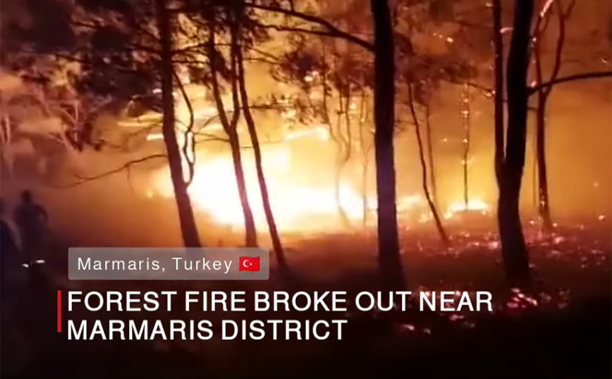 Τουρκία: Μαίνεται η φωτιά στο τουριστικό θέρετρο της Μαρμαρίδας