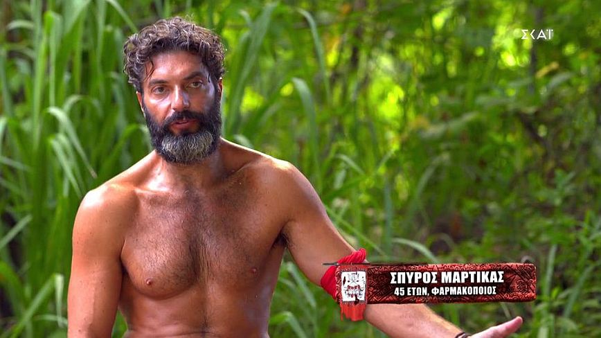 Survivor: Έξαλλος ο Σπύρος Μαρτίκας μετά την αποχώρηση της Βρισηίδας Ανδριώτου